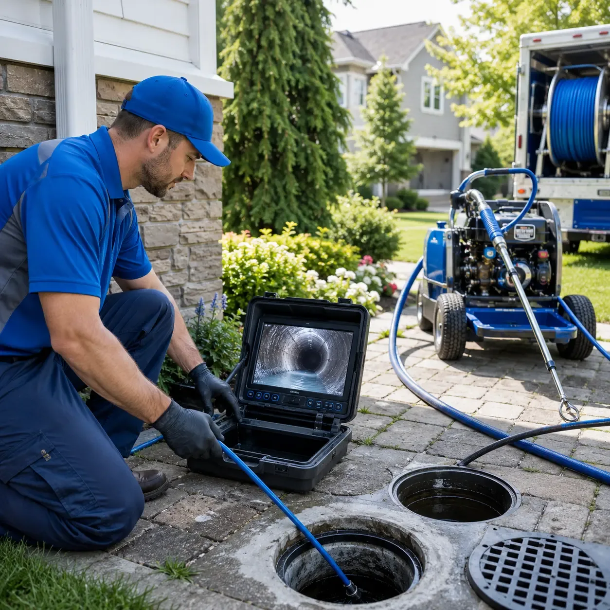 Outdoor drain cleaning professionals serving Burnham, ME